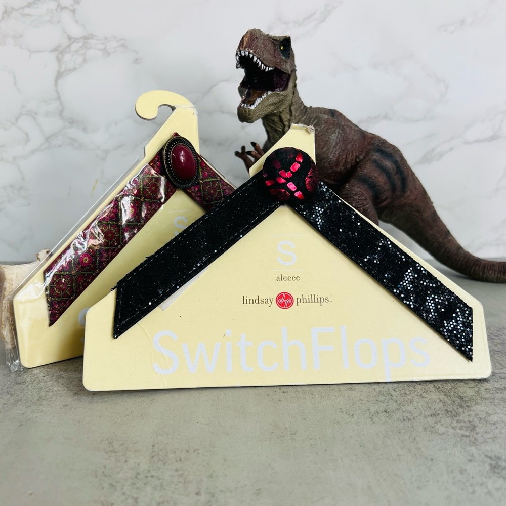 Switch Flops Lindsay Phillips Set of 2 Straps Size Small